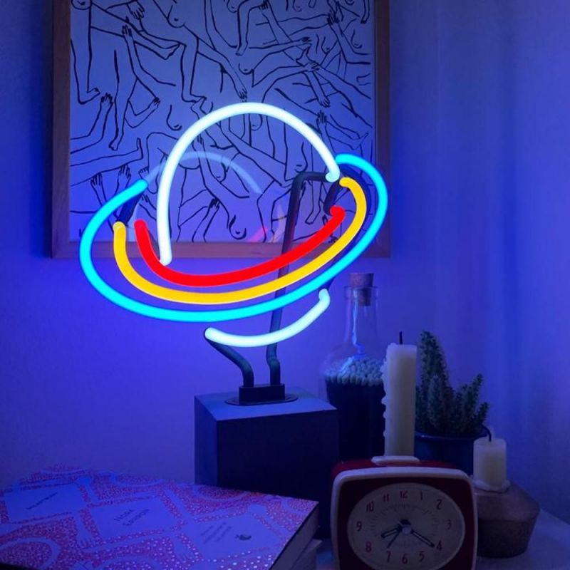 Saturn Neon Lamp Seletti Gifts £77.00      product_features