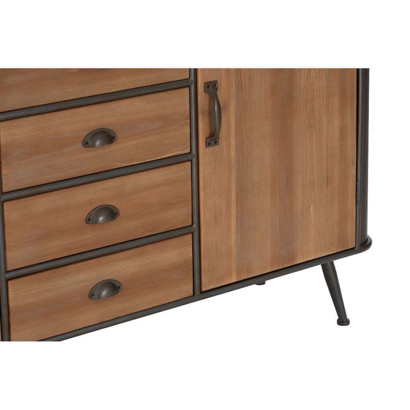 Factory Buffet Sideboard Cabinets & Sideboards £779.00 Dining Room Fir Wood Steel product_features