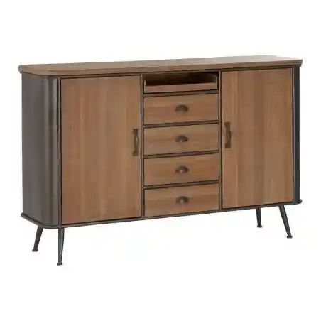 Factory Buffet Sideboard Cabinets & Sideboards £779.00 Dining Room Fir Wood Steel product_features