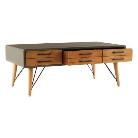 Tribeca Coffee Table Side Tables & Coffee Tables &pound;380.00 Reception Room Fir Wood Steel product_features