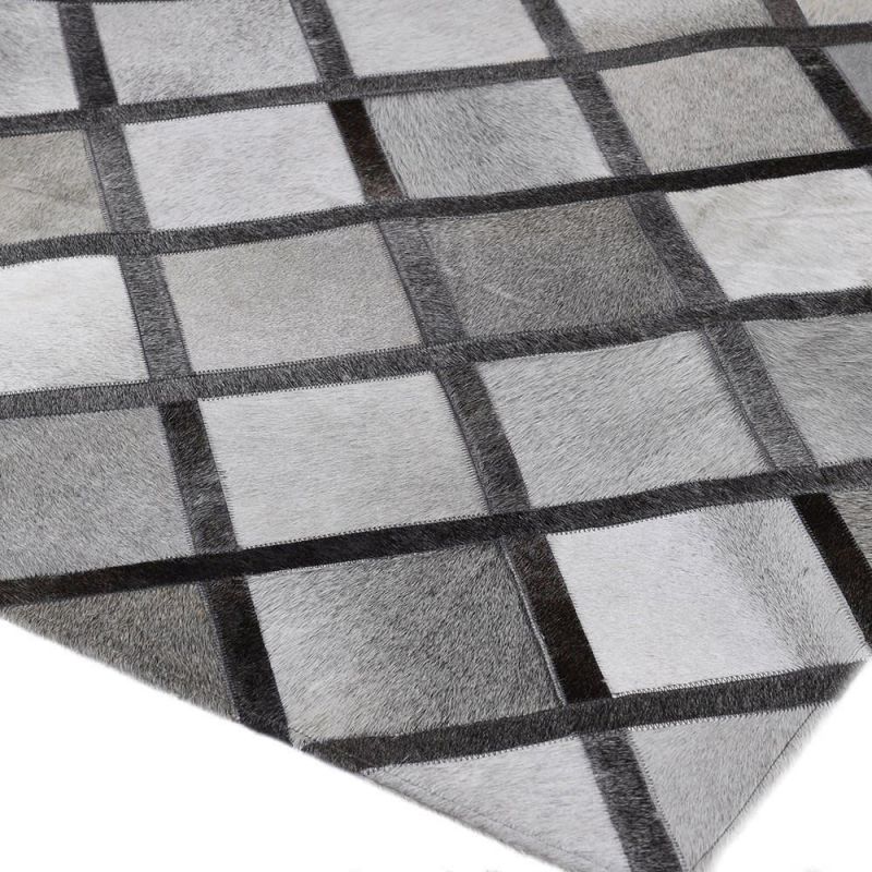 Grey Cross Hide Rug Rugs £362.00 All Rooms product_features