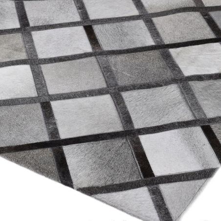 Grey Cross Hide Rug Rugs &pound;362.00 All Rooms product_features