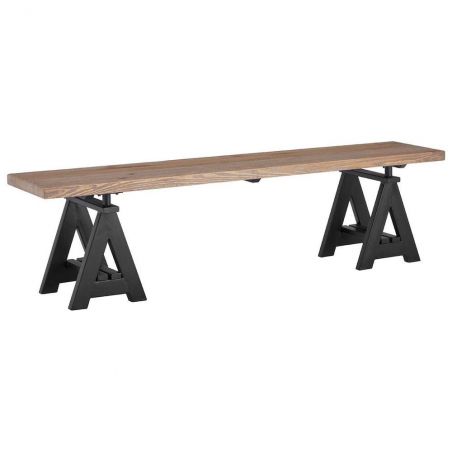 Trestle Bench Bench Seats £550.00 Kitchen Diner Pine Wood Iron product_features