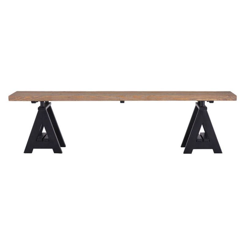 Trestle Bench Bench Seats £550.00 Kitchen Diner Pine Wood Iron product_features