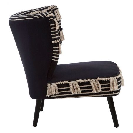 Boho Berber Black Chair Sofas and Armchairs &pound;720.00 Living Room Mango Wood product_features