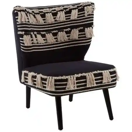 Boho Berber Black Chair Sofas and Armchairs &pound;720.00 Living Room Mango Wood product_features