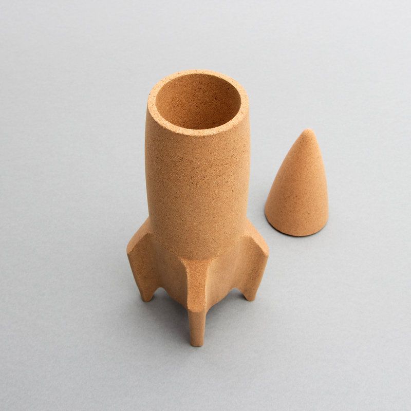 Cork Rocket Desk Tidy  Retro Ornaments £24.00      product_features