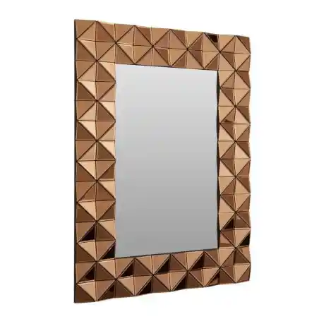 Geometric Copper Wall Mirror Smithers Archives £613.00 product_features