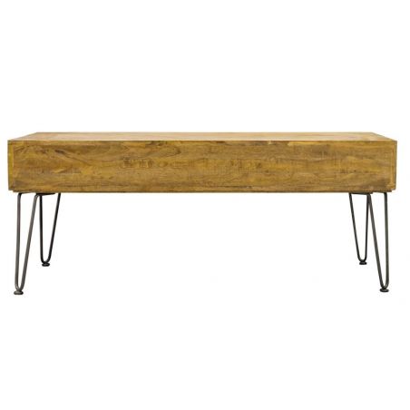Hairpin Leg Coffee Table Smithers Industrial Furniture &pound;390.00 Mango Wood Iron product_features