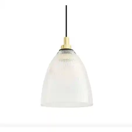 Ribbed Glass Pendant Light Smithers Archives £275.00 All Rooms Iron product_features