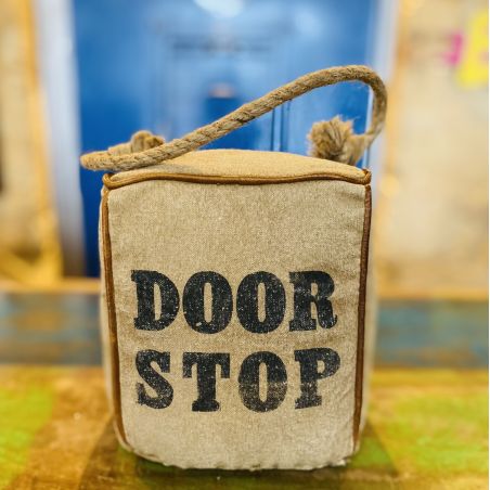 Canvas & Leather Heavy Door Stop Smithers Gifts &pound;50.00 product_features