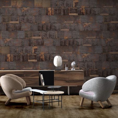Rusty Metal Wallpaper By Piet Hein Eek Smithers Wallpaper £237.00 All Rooms product_features