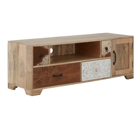 Hacienda TV Cabinet Smithers TV Units &pound;688.00 Living Room Mango Wood Steel product_features