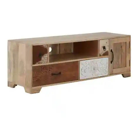 Hacienda TV Cabinet Smithers TV Units &pound;688.00 Living Room Mango Wood Steel product_features