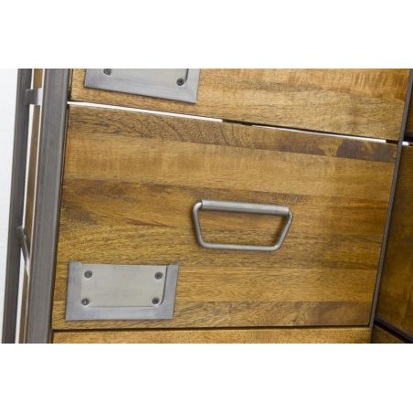 Apothecary Cabinet Smithers Wooden Chest of Drawers £1,450.00 Entrance Hall Mango Wood Iron product_features