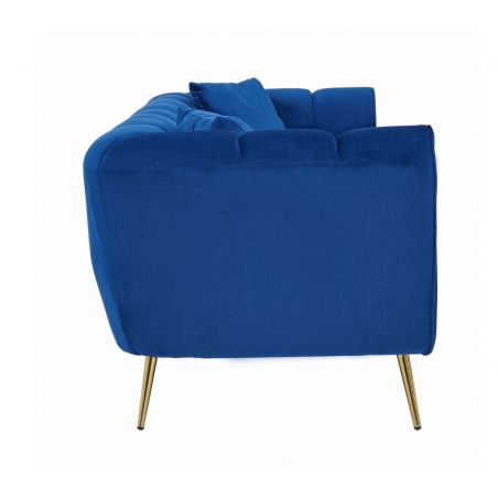 Sienna Velvet Blue Sofa Designer Furniture &pound;1,375.00 product_features