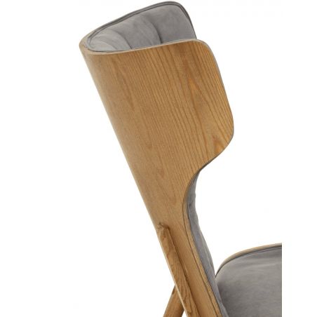 Aurelia Grey Velvet Chair Smithers Sofas and Armchairs &pound;549.00 Elm product_features