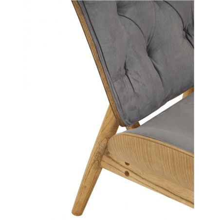 Aurelia Grey Velvet Chair Smithers Sofas and Armchairs &pound;549.00 Elm product_features