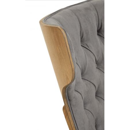 Aurelia Grey Velvet Chair Smithers Sofas and Armchairs &pound;549.00 Elm product_features