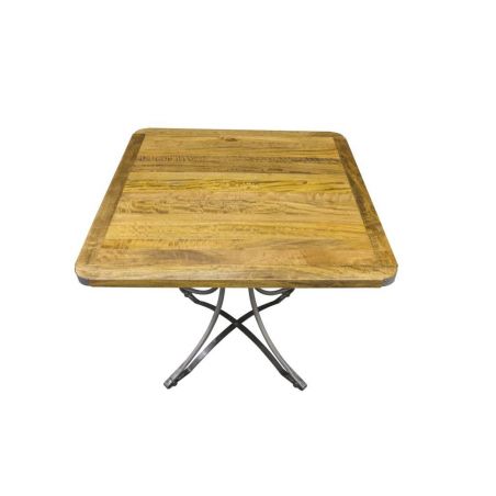 Factory Small Rustic Dining Table Bluebone Industrial Furniture £450.00 Kitchen Diner Mango Wood Iron product_features