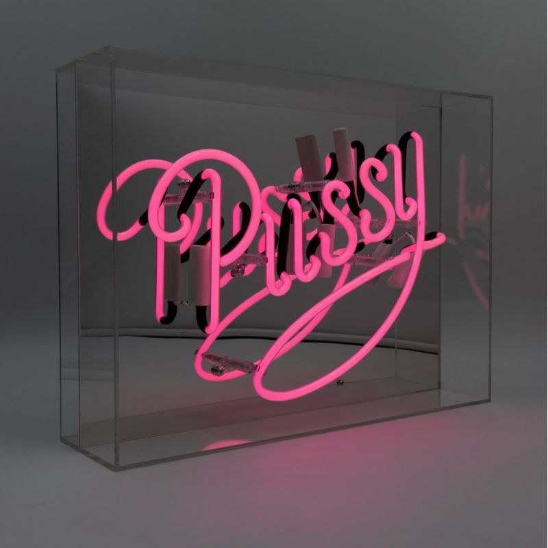 Pussy Neon Light Sign – Sassy 70s-Inspired Decor for Bedroom, Lounge Smithers Gifts £127.00      product_features