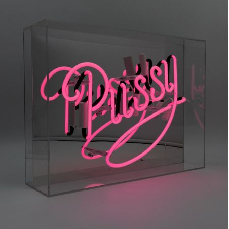 Pussy Neon Light Sign – Sassy 70s-Inspired Decor for Bedroom, Lounge Smithers Gifts £127.00      product_features
