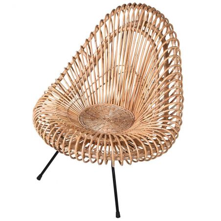 Skeleton Tube Chair Designer Furniture &pound;674.00 Living Room Rattan Iron product_features