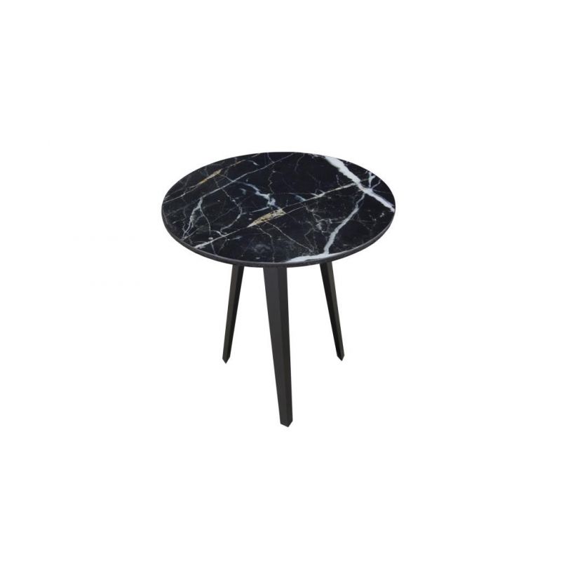 Black Marble Side Table Smithers Designer Furniture £264.00 Dining Room Iron product_features