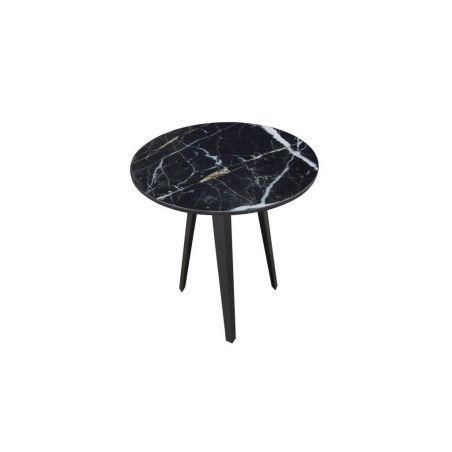 Black Marble Side Table Smithers Designer Furniture £264.00 Dining Room Iron product_features