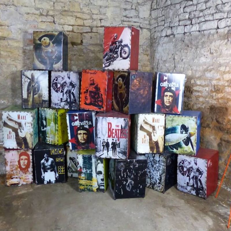 Oil Drum Side Table Stools Smithers Side Tables & Coffee Tables £145.00      product_features