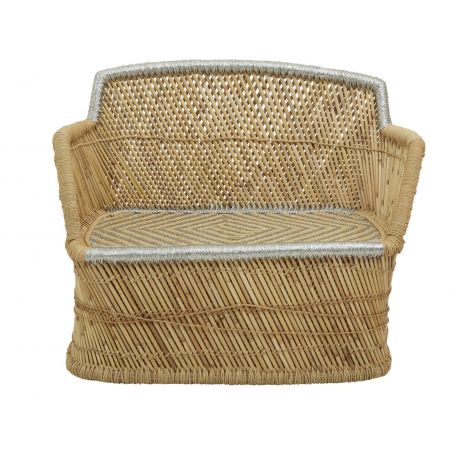 Tiki 2 Seater Rattan Sofa Smithers Sofas and Armchairs &pound;450.00 Wicker product_features