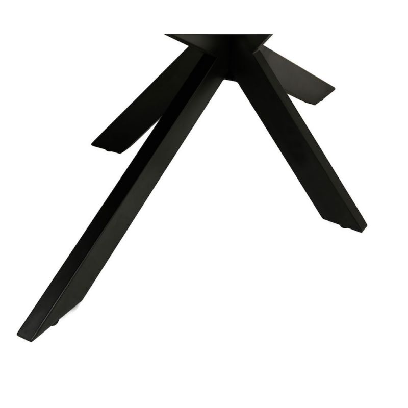 Fusion Black Dining Table Reclaimed Wood Dining Tables £908.00 Kitchen Diner Mango Wood Steel product_features