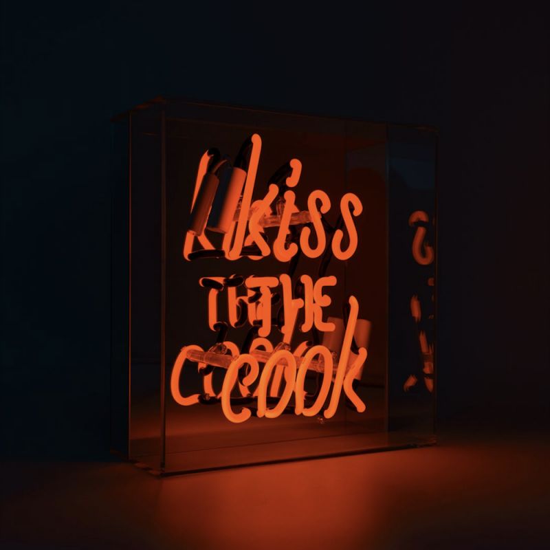 Kiss the Cook Neon Sign  Your Custom Neon Sign & Neon Signs | Handmade in London by Smithers £129.00      product_features