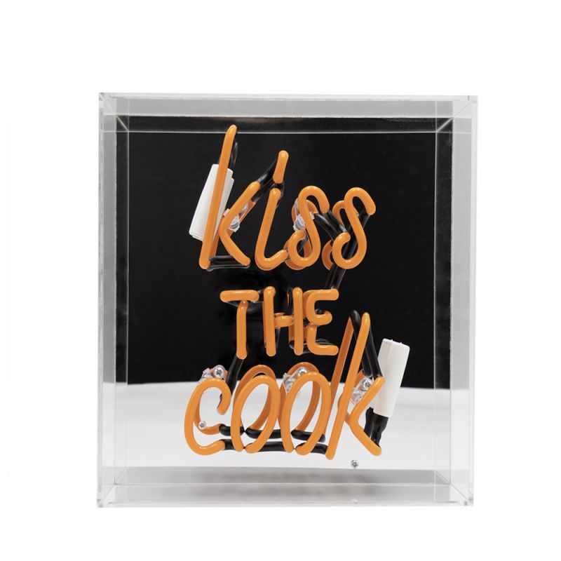 Kiss the Cook Neon Sign  Your Custom Neon Sign & Neon Signs | Handmade in London by Smithers £129.00      product_features