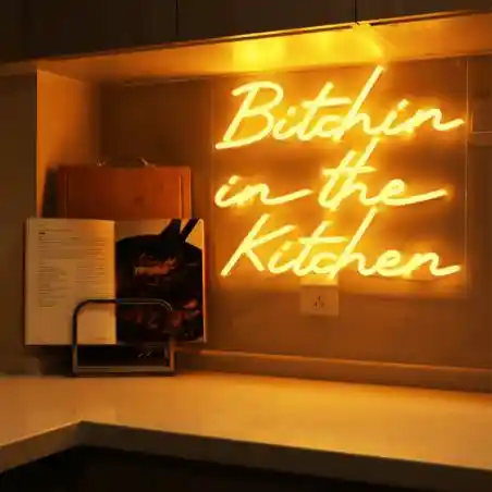 Bitchin in the Kitchen Neon Sign Your Custom Neon Sign & Neon Signs | Handmade in London by Smithers &pound;249.00 product_fe...