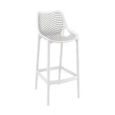 Tango White Outdoor Bar Stool Smithers Garden &pound;160.00 product_features