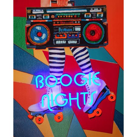 Boogie Nights Disco Neon Wall Art  Your Custom Neon Sign & Neon Signs | Handmade in London by Smithers £370.00      product_f...