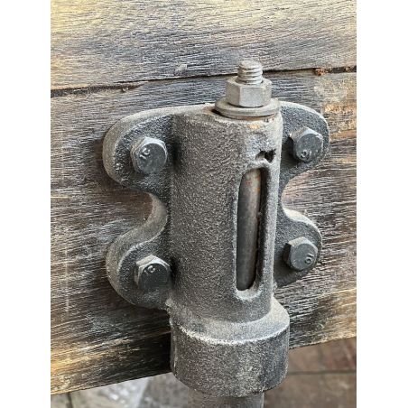 Railway Cart Coffee Table Smithers Side Tables & Coffee Tables &pound;1,250.00 Living Room Reclaimed Wood Iron product_features