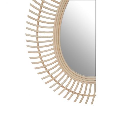 Rattan Teardrop Mirror Decorative Mirrors £120.00 product_features