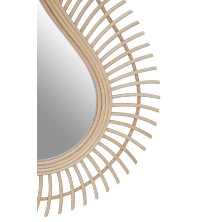 Rattan Teardrop Mirror Decorative Mirrors £120.00 product_features