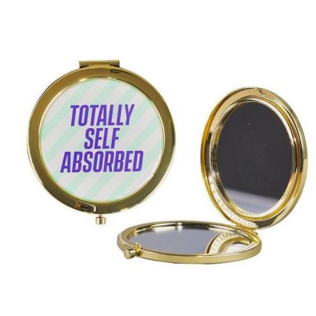Totally Self Absorbed Pocket Mirror Gifts &pound;18.00 product_features