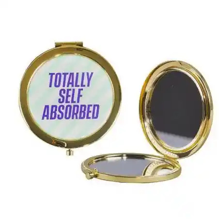Totally Self Absorbed Pocket Mirror Gifts &pound;18.00 product_features