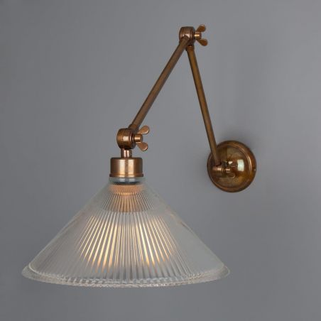 Industrial Poster Lamp Smithers Lighting £197.00 All Rooms Spun Brass product_features