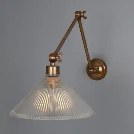 Industrial Poster Lamp Smithers Lighting £197.00 All Rooms Spun Brass product_features
