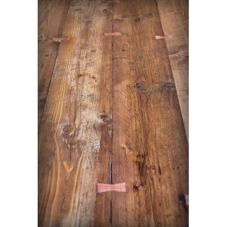 Bespoke Scaffolding Dining Table Smithers Industrial Furniture &pound;1,604.00 Kitchen Diner Reclaimed Wood Scaffolding Poles produ...