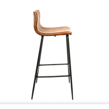 Vegan Leather Barstool - Set of 2 Smithers Bar Stools &pound;298.00 Cafe Steel product_features