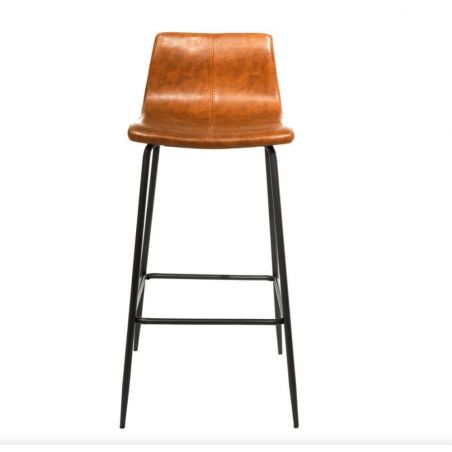 Vegan Leather Barstool - Set of 2 Smithers Bar Stools &pound;298.00 Cafe Steel product_features