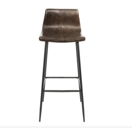 Vegan Leather Barstool - Set of 2 Smithers Bar Stools &pound;298.00 Cafe Steel product_features
