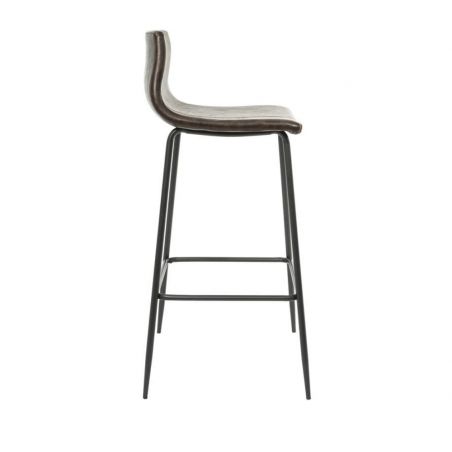 Vegan Leather Barstool - Set of 2 Smithers Bar Stools &pound;298.00 Cafe Steel product_features
