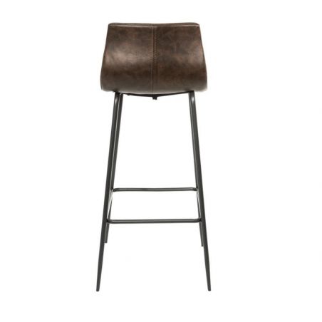 Vegan Leather Barstool - Set of 2 Smithers Bar Stools &pound;298.00 Cafe Steel product_features